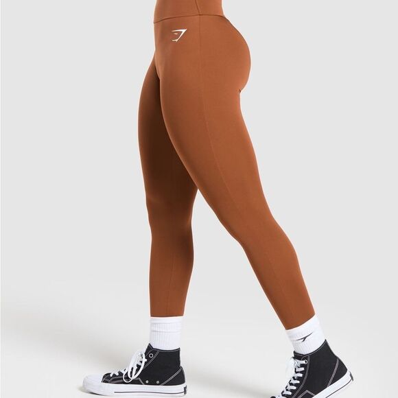Gymshark POWER LEGGINGS brown size L‎ NWT in packaging - Picture 3 of 8